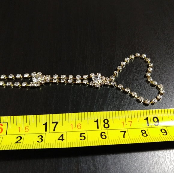 LAST ONE Callie Palace Queen: Rhinestone Toe and Ankle Jewelry - Picture 16 of 17